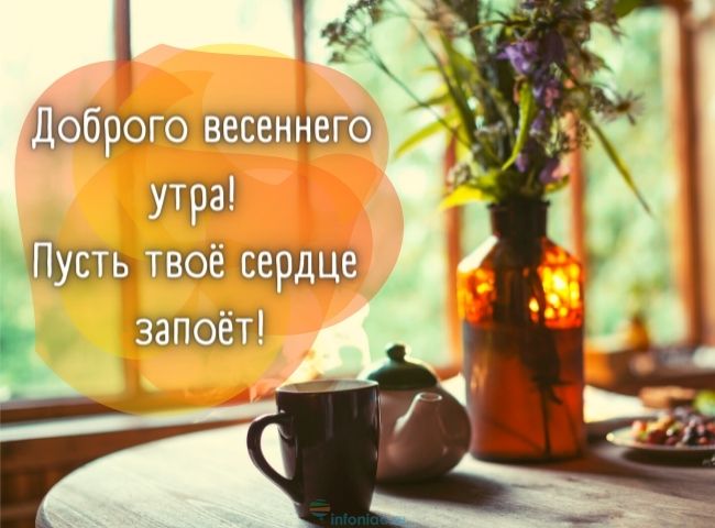 25 весенних открыток с добрым утром