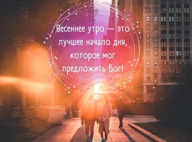 25 весенних открыток с добрым утром