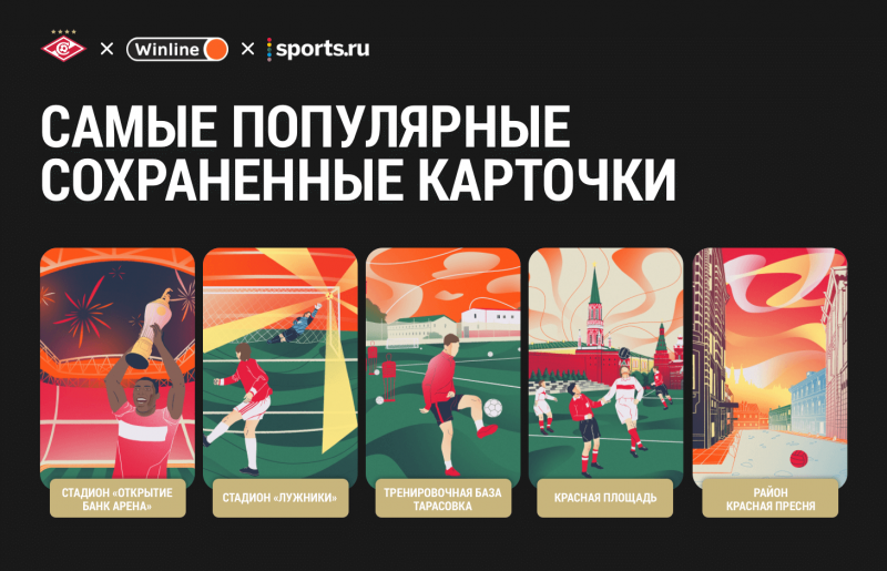 Больше 100 000 отметок, 39 стран и множество призов. Итоги спецпроекта «Территория «Спартака»